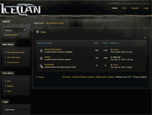 Tablet Screenshot of iceclan.com